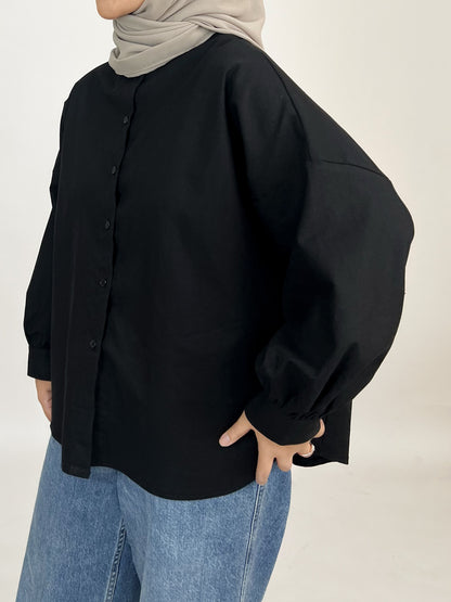 oversized puff sleeve shirt